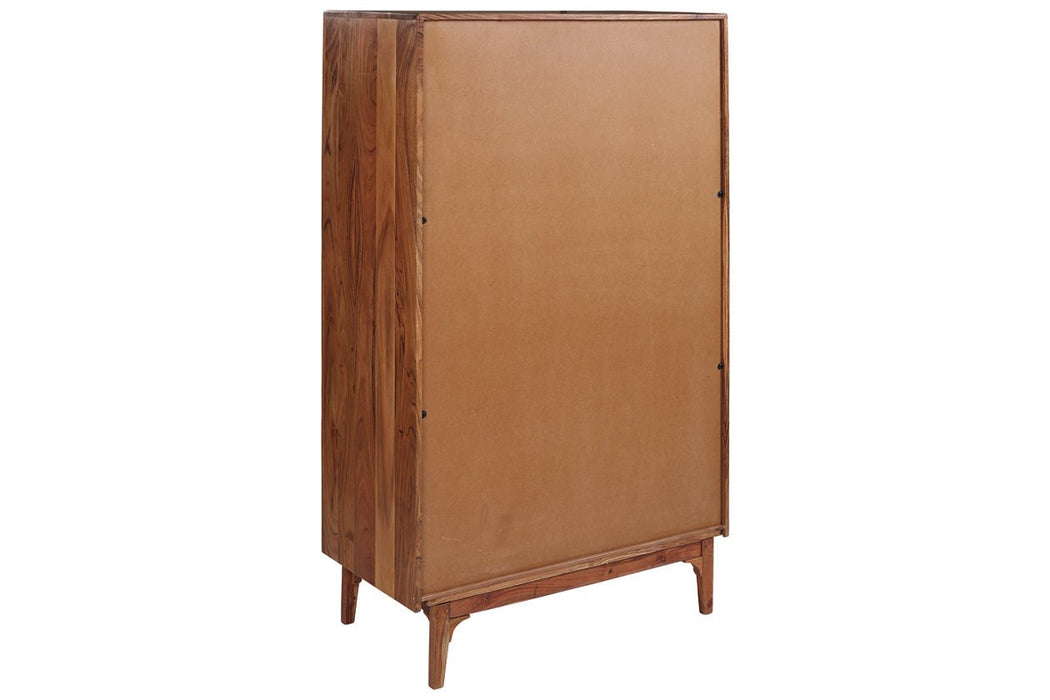 Gabinwell Two-tone Brown Accent Cabinet - Lara Furniture