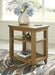 Brickwell Beige/Brown Accent Table - Lara Furniture