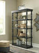 Dannerville Antique Black 74" Bookcase - Lara Furniture