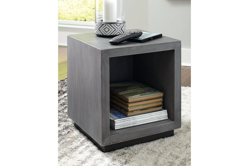 Larkburg Gray Accent Table - Lara Furniture