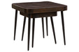 Ravenwood Brown/Black Accent Table (Set of 2) - Lara Furniture