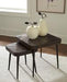 Ravenwood Brown/Black Accent Table (Set of 2) - Lara Furniture