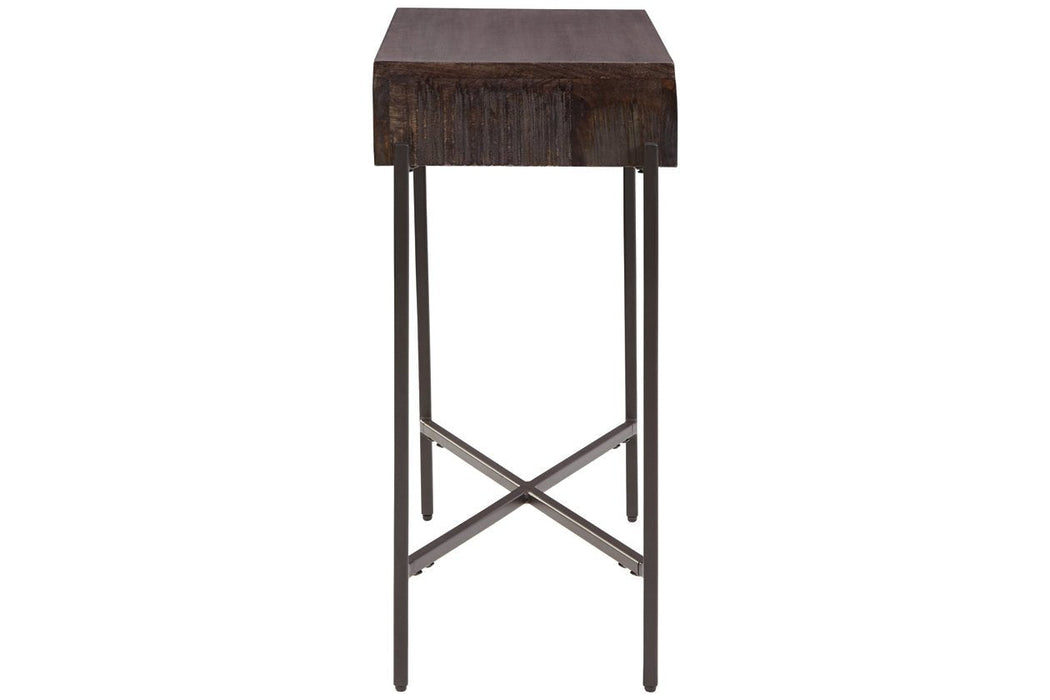 Matler Grayish Brown Accent Table - Lara Furniture