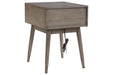 Paulrich Antique Gray Accent Table - Lara Furniture