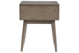 Paulrich Antique Gray Accent Table - Lara Furniture