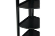 Bernmore Black Corner Shelf - Lara Furniture