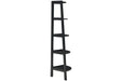 Bernmore Black Corner Shelf - Lara Furniture