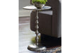 Chaseton Silver Finish Accent Table - Lara Furniture