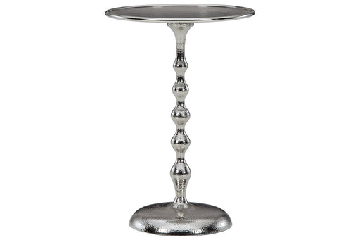 Chaseton Silver Finish Accent Table - Lara Furniture