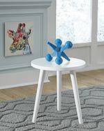 Fullersen White Accent Table - Lara Furniture