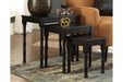 Dasonbury Black Accent Table (Set of 3) - Lara Furniture