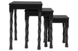 Dasonbury Black Accent Table (Set of 3) - Lara Furniture