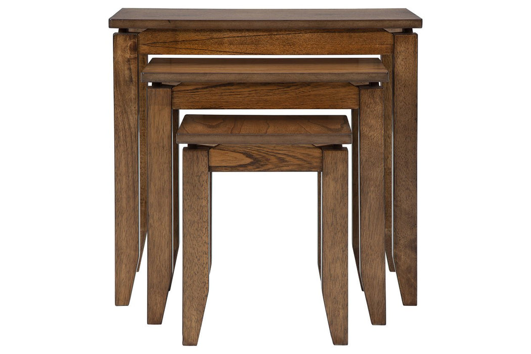 Brentmond Brown Accent Table (Set of 3) - Lara Furniture