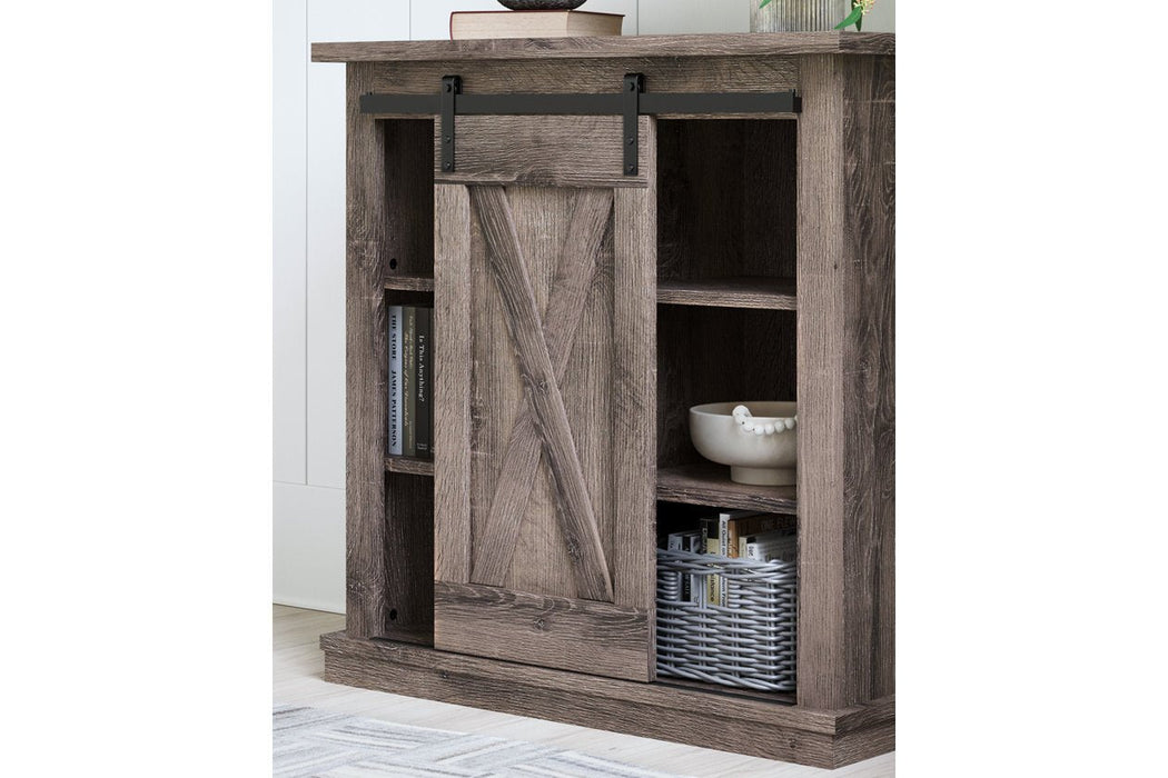 Arlenbury Antique Gray Accent Cabinet - Lara Furniture