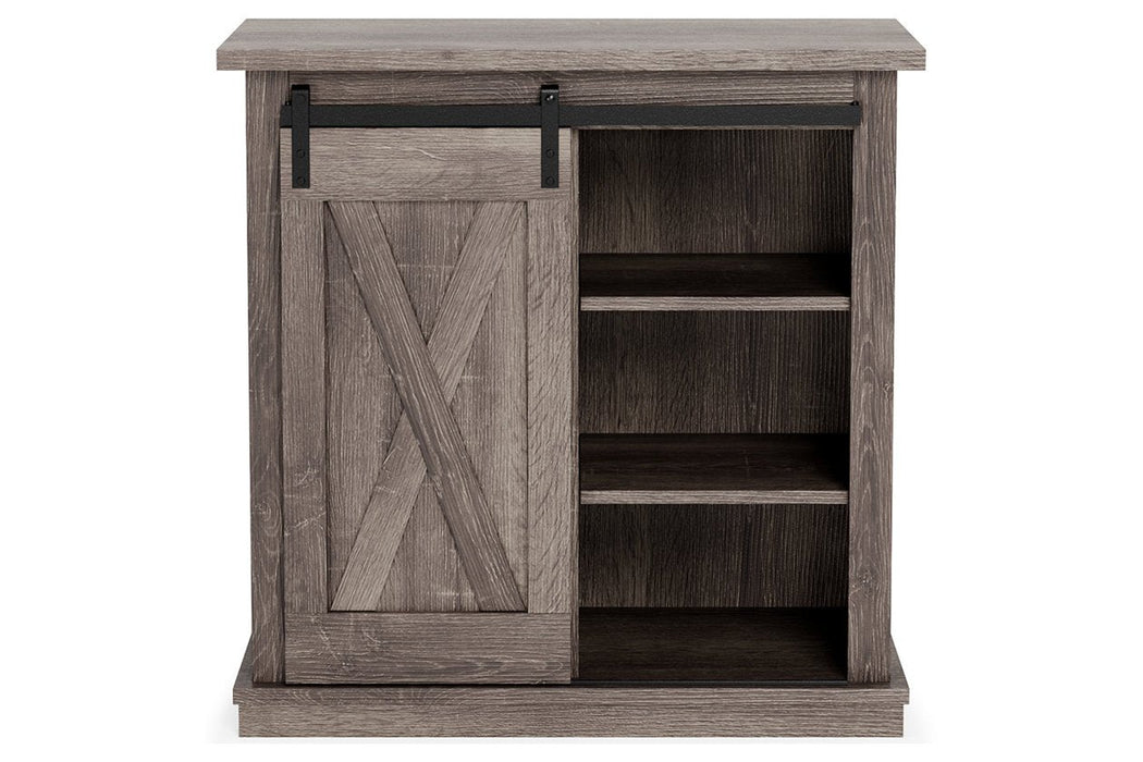 Arlenbury Antique Gray Accent Cabinet - Lara Furniture