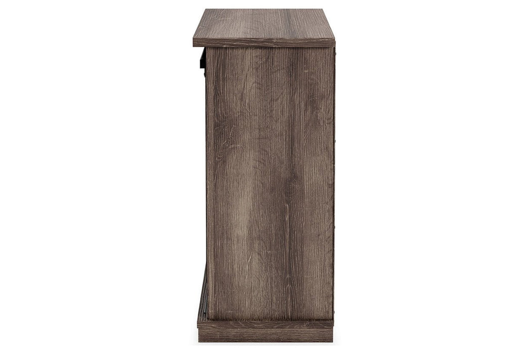 Arlenbury Antique Gray Accent Cabinet - Lara Furniture