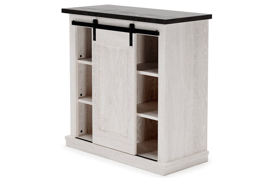 Dorrinson Antique White Accent Cabinet - Lara Furniture