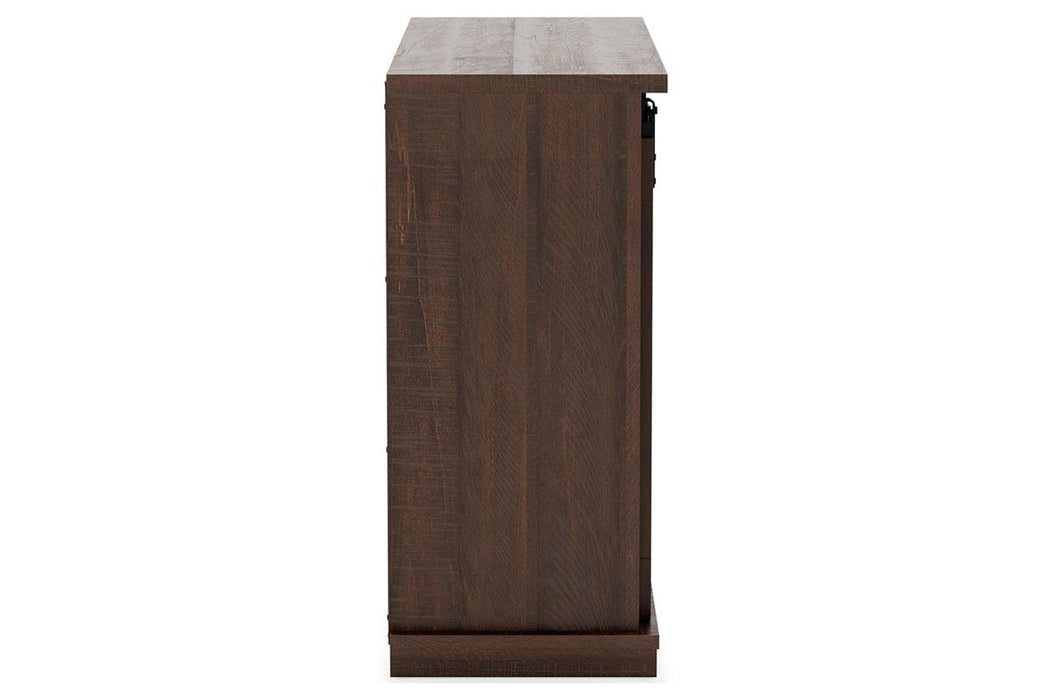 Camiburg Antique Brown Accent Cabinet - Lara Furniture