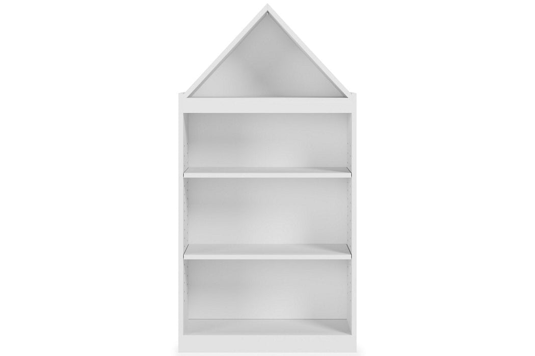 Blariden White Bookcase - Lara Furniture