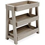 Blariden Light Tan Shelf Accent Table - Lara Furniture