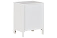 Opelton White Accent Cabinet - Lara Furniture