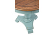 Mirimyn Teal/Brown Accent Table - Lara Furniture