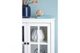 Nalinwood White Accent Cabinet - Lara Furniture