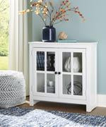 Nalinwood White Accent Cabinet - Lara Furniture