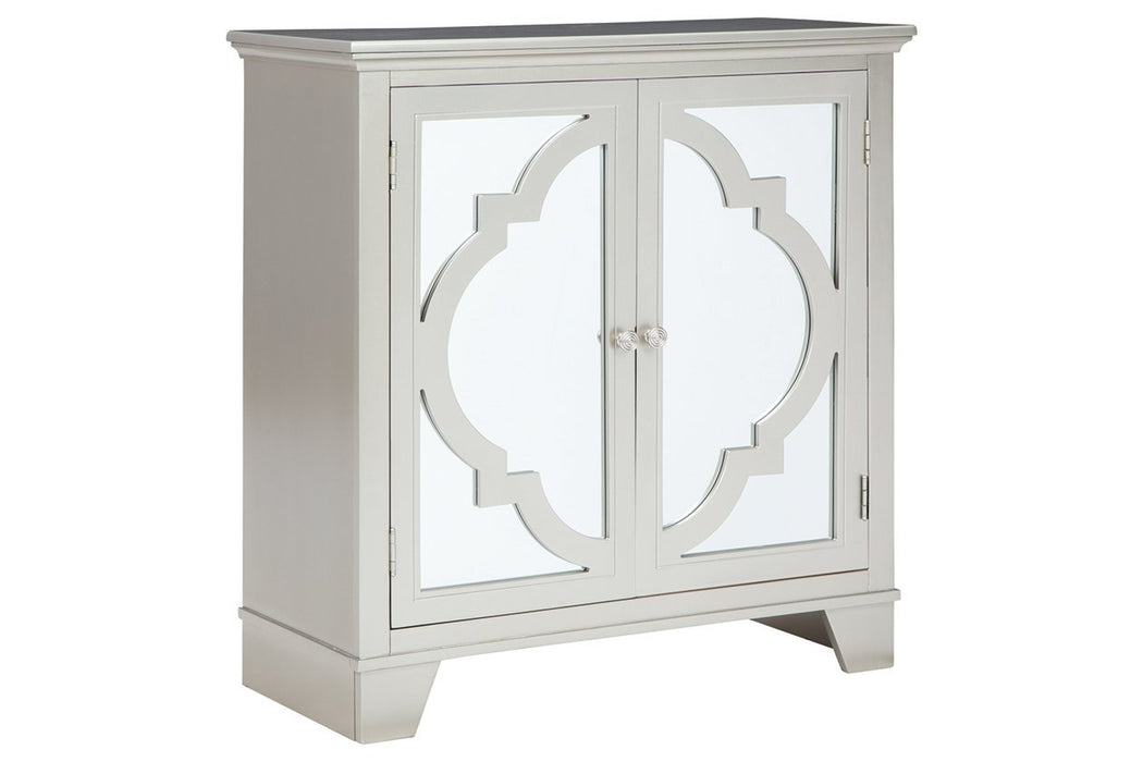 Wyncott Champagne Accent Cabinet - Lara Furniture