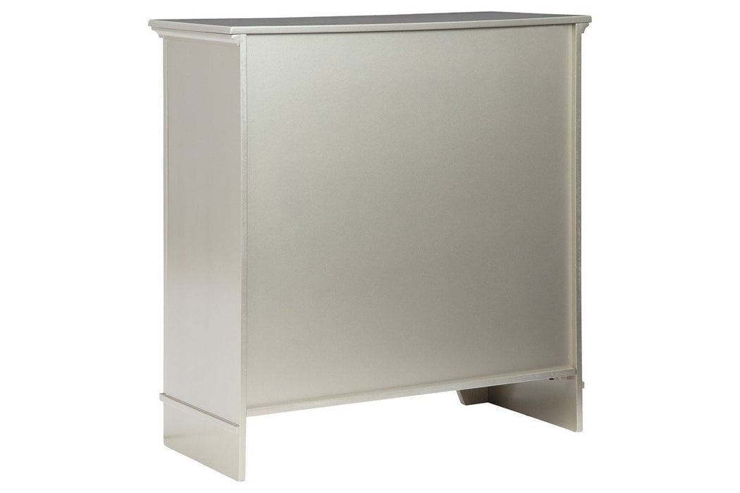 Wyncott Champagne Accent Cabinet - Lara Furniture