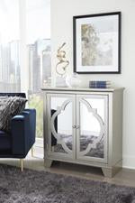 Wyncott Champagne Accent Cabinet - Lara Furniture