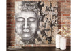 Donar Black/Silver Finish Wall Art - Lara Furniture