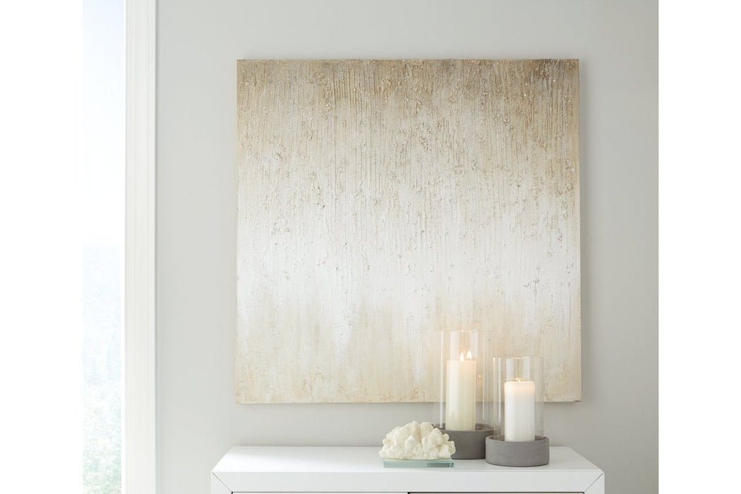 Cristela Taupe Wall Art - Lara Furniture