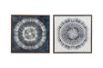 Monterey Blue/White Wall Art (Set of 2) - Lara Furniture