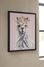 Josie Pink/White/Gray Wall Art - Lara Furniture