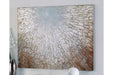 Elaina Gray/White/Brown Wall Art - Lara Furniture