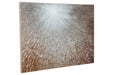 Elaina Gray/White/Brown Wall Art - Lara Furniture