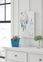 Ellis Teal/White Wall Art - Lara Furniture