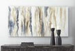 Joely Blue/Tan Wall Art - Lara Furniture