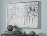 Breckin Blue/Gray/White Wall Art - Lara Furniture