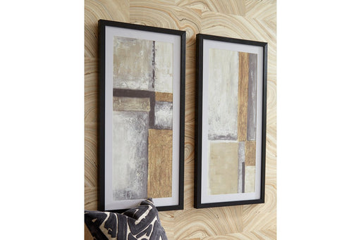 Jaxley Multi Wall Art (Set of 2) - Lara Furniture