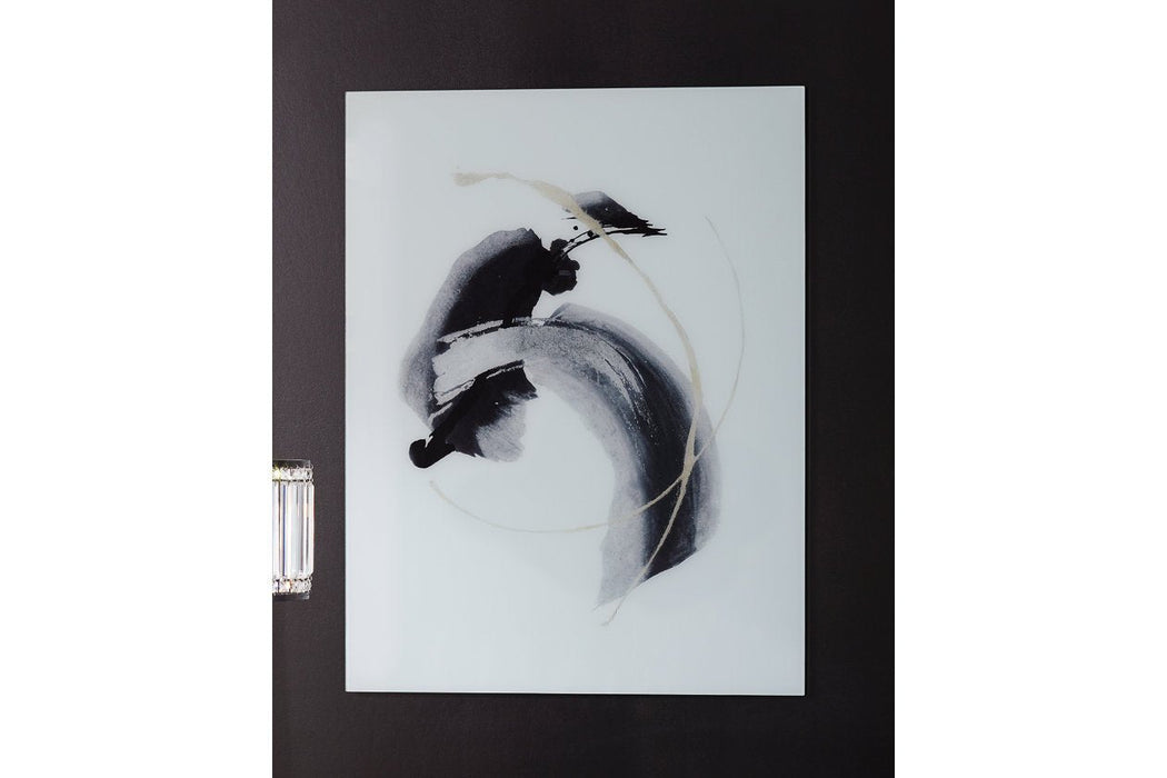 Jenise Black/Silver/Champagne Wall Art - Lara Furniture