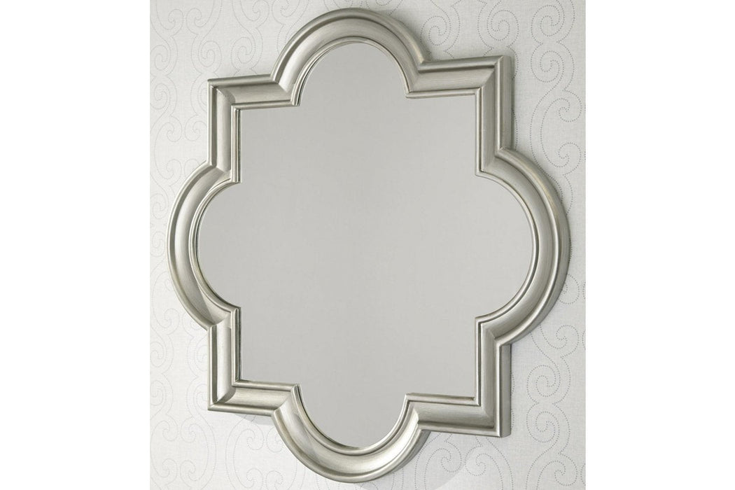 Desma Champagne Accent Mirror - Lara Furniture