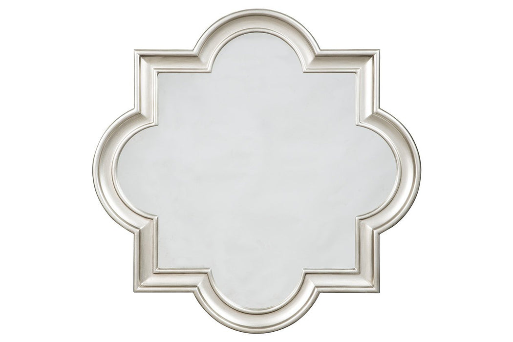 Desma Champagne Accent Mirror - Lara Furniture