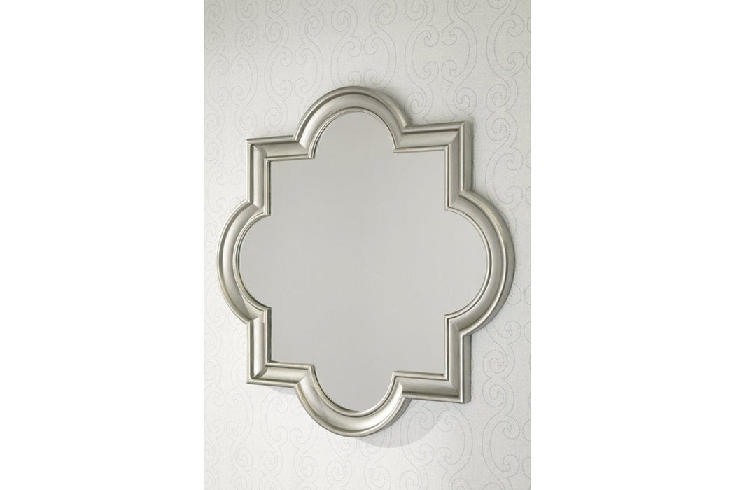 Desma Champagne Accent Mirror - Lara Furniture