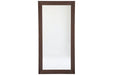 Duha Brown Floor Mirror - Lara Furniture