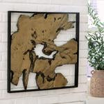 Fabiana Black/Gold Finish Wall Decor - Lara Furniture