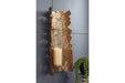 Jailene Antique Gold Wall Sconce - Lara Furniture