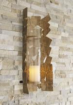 Jailene Antique Gold Wall Sconce - Lara Furniture