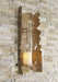 Jailene Antique Gold Wall Sconce - Lara Furniture